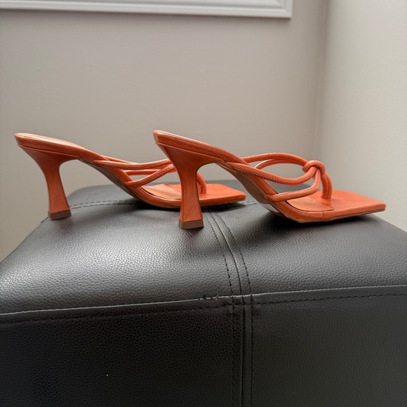 L'INTERVALLE Terracotta Strappy Heels - Picture 5 of 12